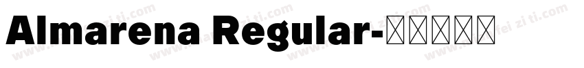 Almarena Regular字体转换